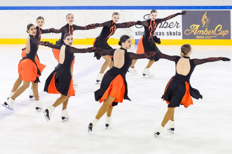 Team Starlight Junior; Switzerland; Short Program; Synchronized Skating; Roberts Voskans; Riga Amber Cup 2026;