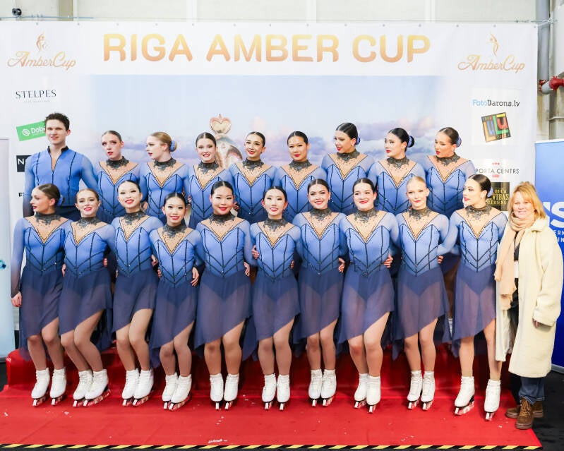Team NEXXICE Junior; Canada; Short Program; Kiss&amp;Cry; Synchronized Skating; Roberts Voskans; Riga Amber Cup 2026;