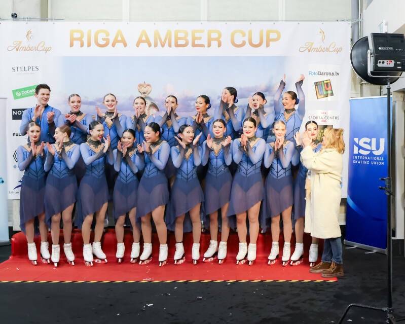 Team NEXXICE Junior; Canada; Short Program; Kiss&amp;Cry; Synchronized Skating; Roberts Voskans; Riga Amber Cup 2026;
