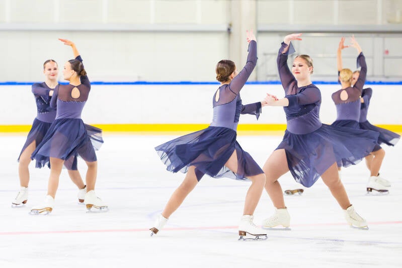 Team Estreija Junior; Finland; Short Program; Synchronized Skating; Roberts Voskans; Riga Amber Cup 2026;