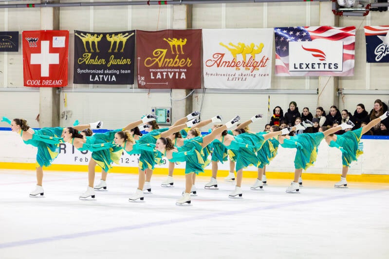 Cool Dreams Junior; Switzerland; Short Program; Synchronized Skating; Roberts Voskans; Riga Amber Cup 2026;