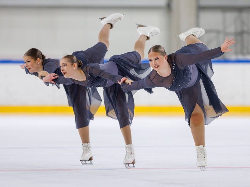 Team Estreija Junior; Finland; Short Program; Synchronized Skating; Jaime Fernández del Río; Riga Amber Cup 2026;