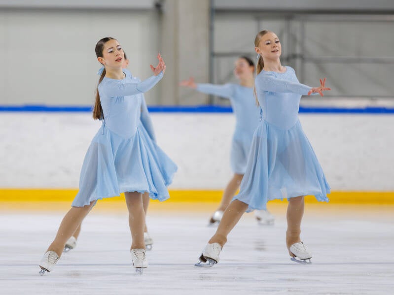 Team Ice Fire Novice; Poland; ISU Advanced Novice. Photo by Jaime Fernández del Río; Riga Amber Cup 2026