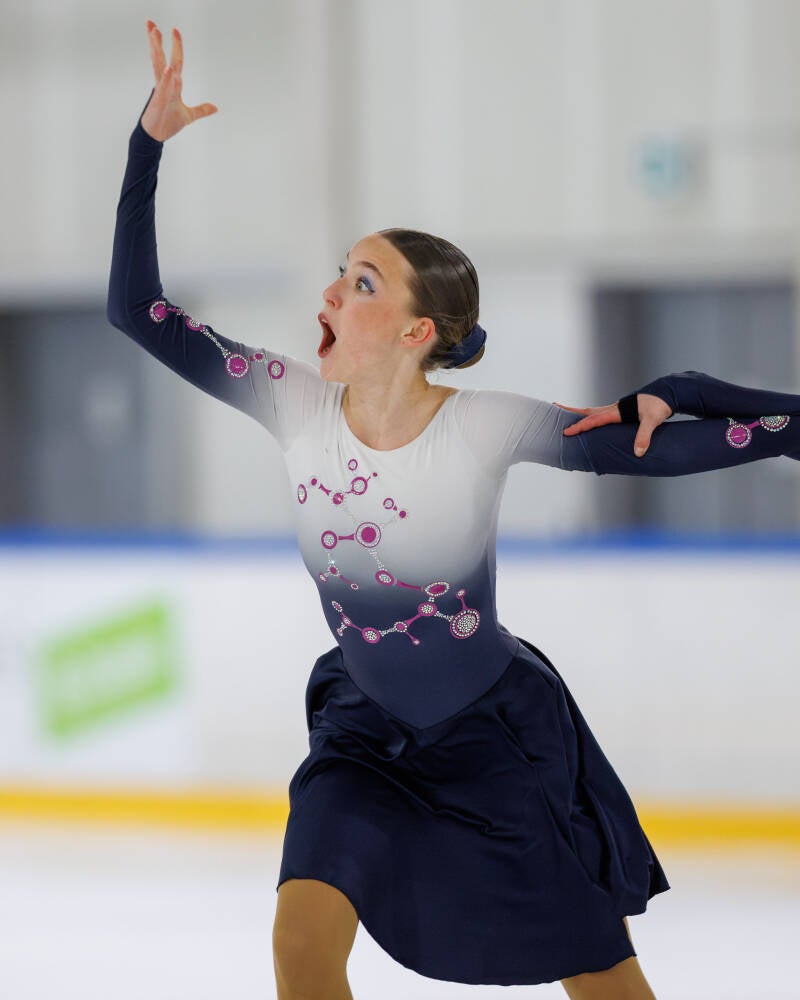 Team Starlight Novice; Switzerland; ISU Advanced Novice. Photo by Jaime Fernández del Río; Riga Amber Cup 2026