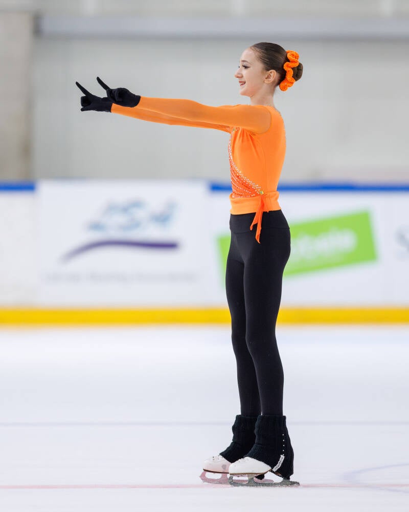  Team Diamonds Novice; Estonia; ISU Advanced Novice. Photo by Jaime Fernández del Río; Riga Amber Cup 2026