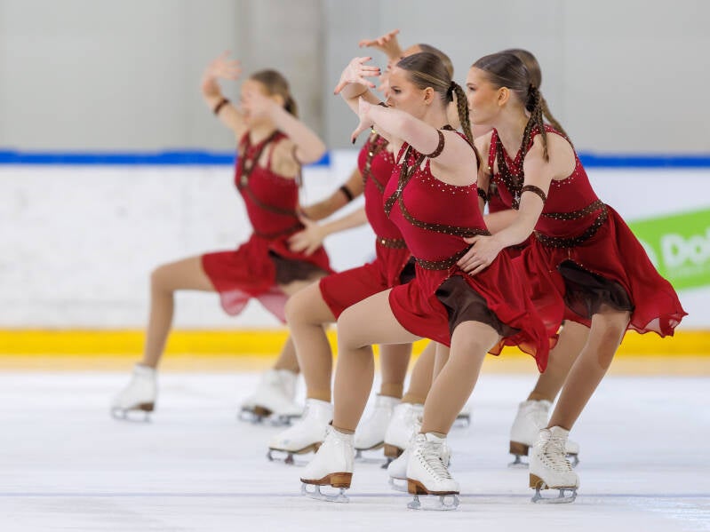 Team Estreija Junior; Finland; ISU Junior; Free Skating. Photo by Jaime Fernández del Río; Riga Amber Cup 2026