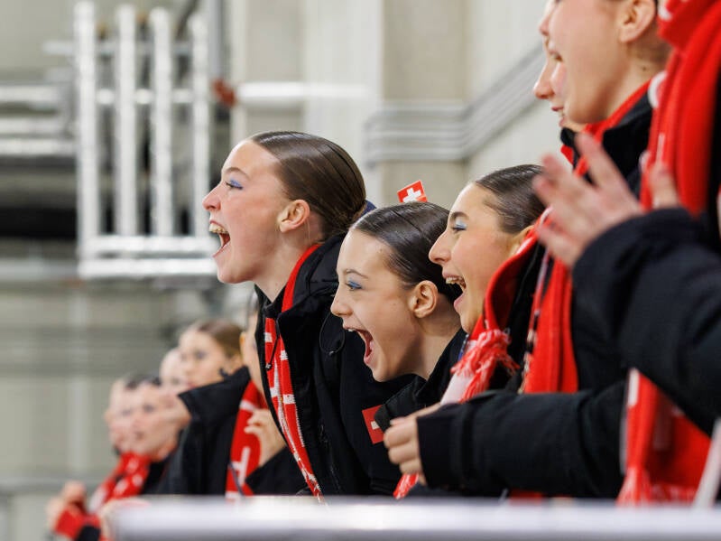 Fans during Riga Amber Cup 2026. Captured by Jaime Fernández del Río