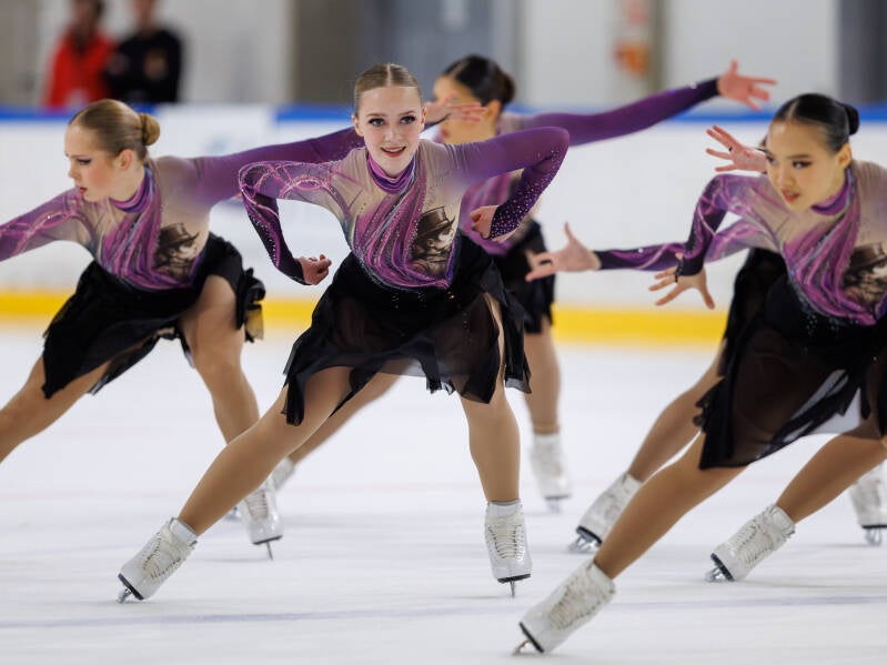 Team Ice Ignite Junior; Poland; ISU Junior; Free Skating. Photo by Jaime Fernández del Río; Riga Amber Cup 2026