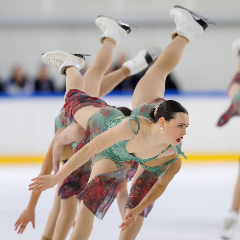 Team DC EDGE Junior; USA; ISU Junior; Free Skating. Photo by Jaime Fernández del Río; Riga Amber Cup 2026