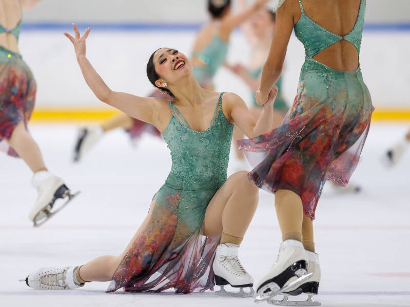 Team DC EDGE Junior; USA; ISU Junior; Free Skating. Photo by Jaime Fernández del Río; Riga Amber Cup 2026