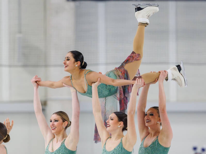 Team DC EDGE Junior; USA; ISU Junior; Free Skating. Photo by Jaime Fernández del Río; Riga Amber Cup 2026
