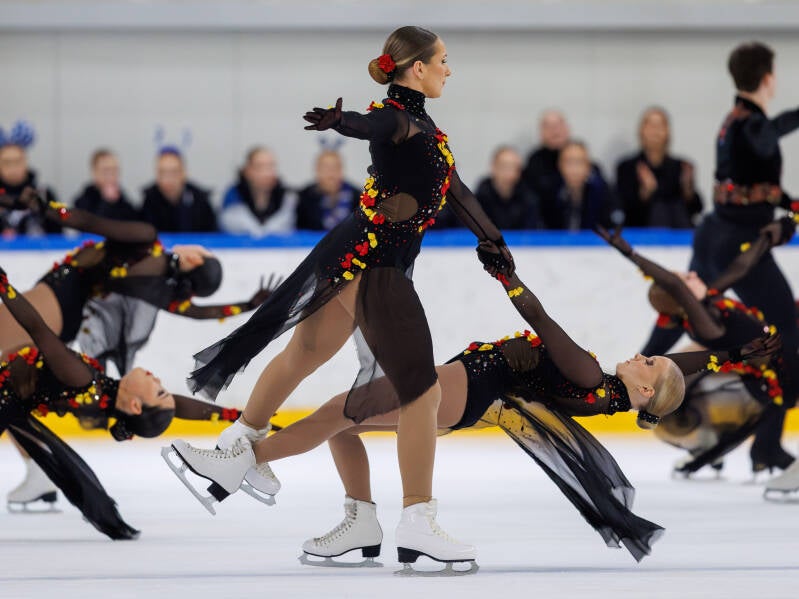 Team NEXXICE Junior; Canada; ISU Junior; Free Skating. Photo by Jaime Fernández del Río; Riga Amber Cup 2026