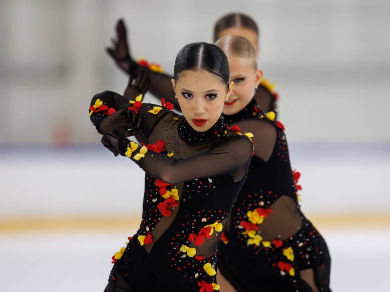 Team NEXXICE Junior; Canada; ISU Junior; Free Skating. Photo by Jaime Fernández del Río; Riga Amber Cup 2026