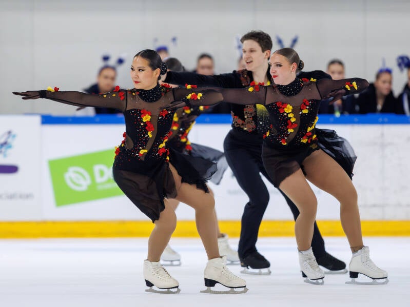 Team NEXXICE Junior; Canada; ISU Junior; Free Skating. Photo by Jaime Fernández del Río; Riga Amber Cup 2026