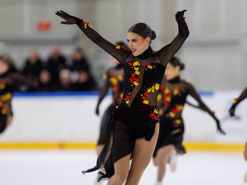 Team NEXXICE Junior; Canada; ISU Junior; Free Skating. Photo by Jaime Fernández del Río; Riga Amber Cup 2026