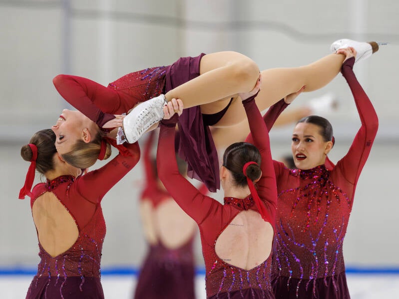 Team United Angels; Germany; ISU Senior; Free Skating. Photo by Jaime Fernández del Río; Riga Amber Cup 2026