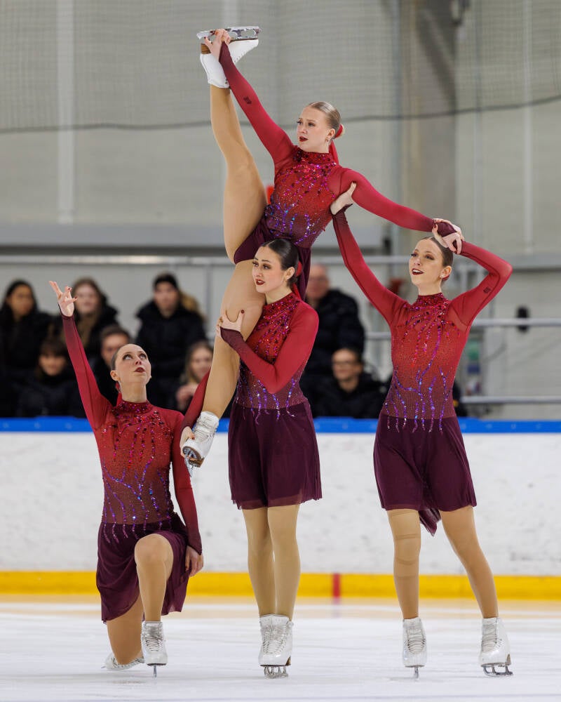 Team United Angels; Germany; ISU Senior; Free Skating. Photo by Jaime Fernández del Río; Riga Amber Cup 2026