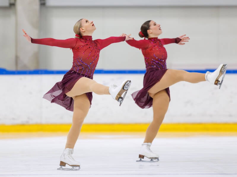 Team United Angels; Germany; ISU Senior; Free Skating. Photo by Jaime Fernández del Río; Riga Amber Cup 2026