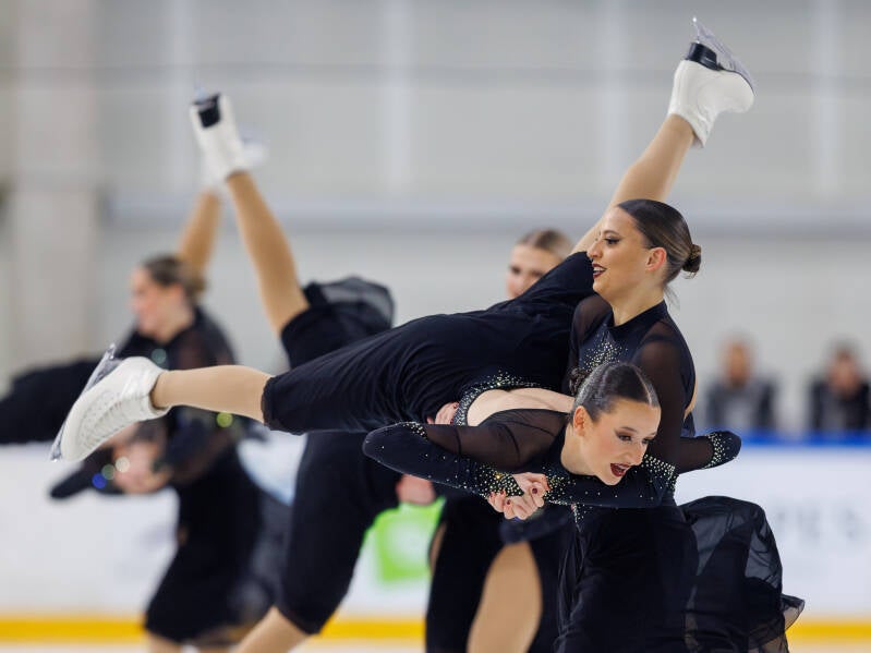 Team Cool Dreams; Switzerland; ISU Senior; Free Skating. Photo by Jaime Fernández del Río; Riga Amber Cup 2026