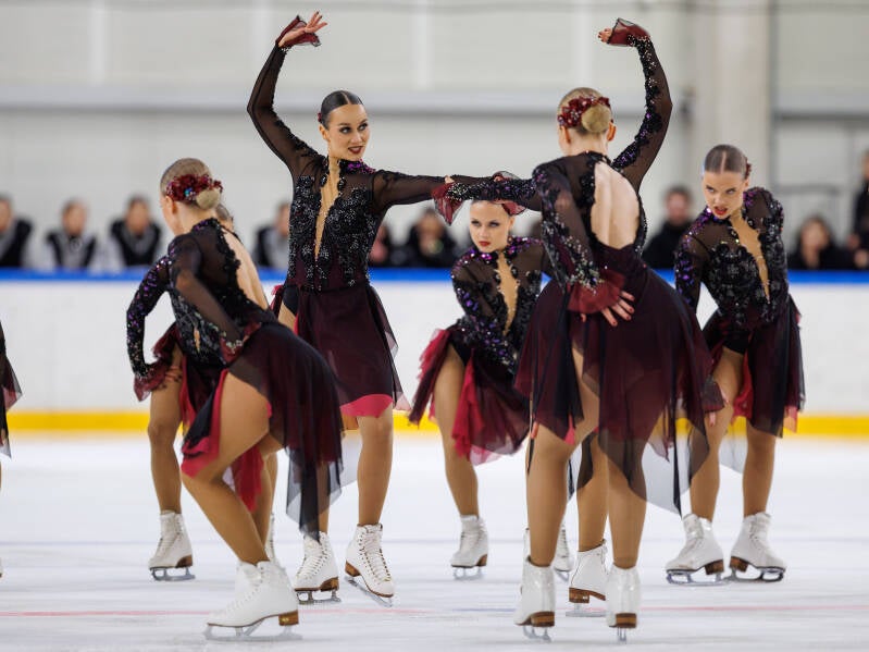 Team Helsinki Rockettes; Finland; Free Skating. Photo by Jaime Fernández del Río; Riga Amber Cup 2026