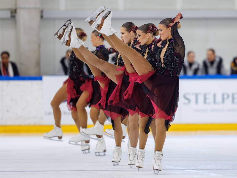 Team Helsinki Rockettes; Finland; Free Skating. Photo by Jaime Fernández del Río; Riga Amber Cup 2026