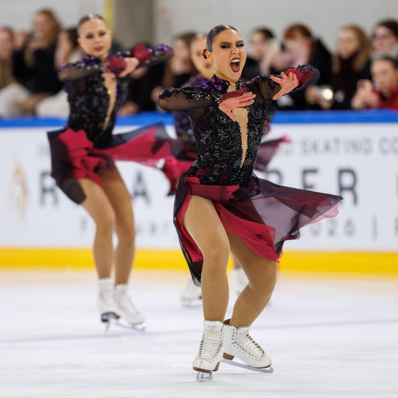 Team Helsinki Rockettes; Finland; Free Skating. Photo by Jaime Fernández del Río; Riga Amber Cup 2026