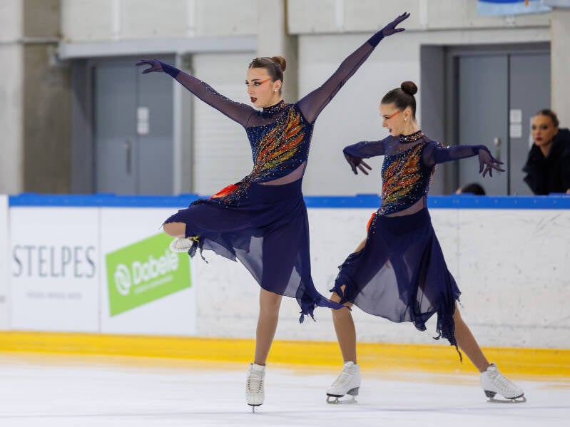 Team Les Supremes; Canada; Free Skating. Photo by Jaime Fernández del Río; Riga Amber Cup 2026