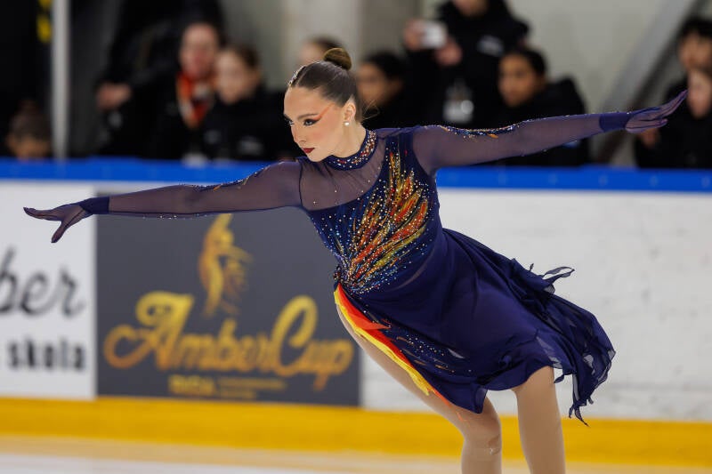 Team Les Supremes; Canada; Free Skating. Photo by Jaime Fernández del Río; Riga Amber Cup 2026