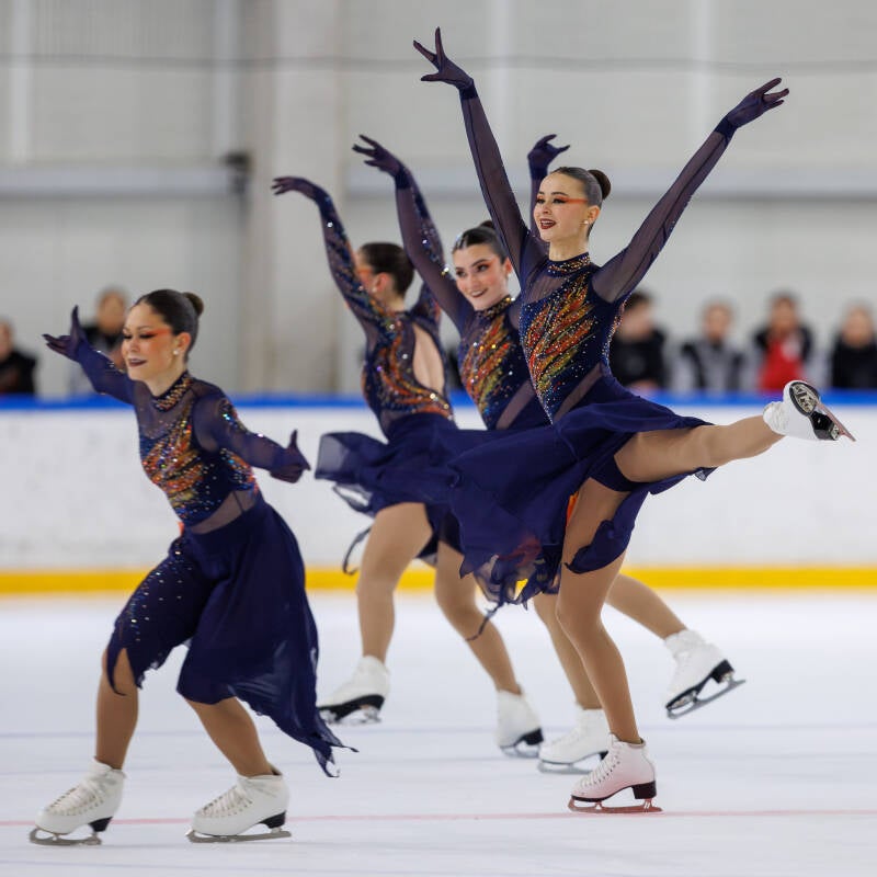 Team Les Supremes; Canada; Free Skating. Photo by Jaime Fernández del Río; Riga Amber Cup 2026