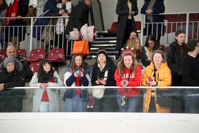Fans during Riga Amber Cup 2026.  Captured by Mārtiņš Aiše