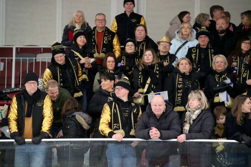 Fans during Riga Amber Cup 2026.  Captured by Mārtiņš Aiše