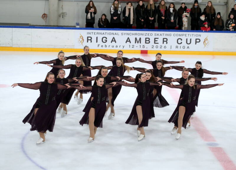 Team Ice Fire Adult; Poland; Adults; Photo by Mārtiņš Aiše; Riga Amber Cup 2026