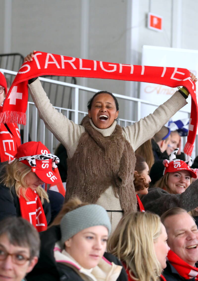 Fans during Riga Amber Cup 2026.  Captured by Mārtiņš Aiše