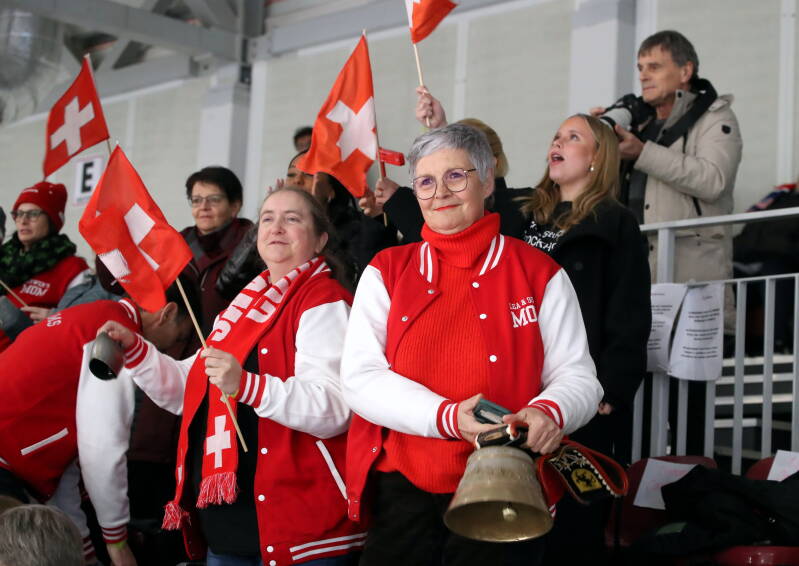 Fans during Riga Amber Cup 2026.  Captured by Mārtiņš Aiše