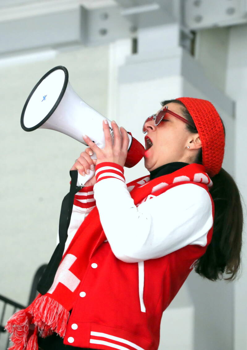 Fans during Riga Amber Cup 2026.  Captured by Mārtiņš Aiše