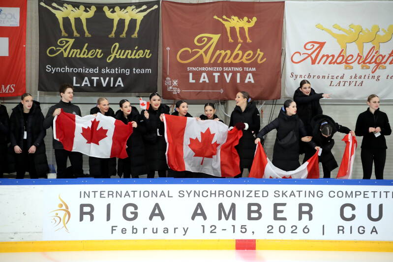 Fans during Riga Amber Cup 2026.  Captured by Mārtiņš Aiše