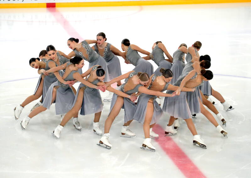 Team Diamonds Junior; Estonia; ISU Junior; Free Skating. Photo by Mārtiņš Aiše; Riga Amber Cup 2026