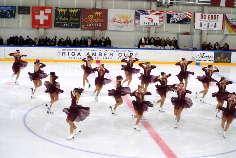 Cool Dreams Junior; Switzerland;  ISU Junior; Free Skating. Photo by Mārtiņš Aiše; Riga Amber Cup 2026
