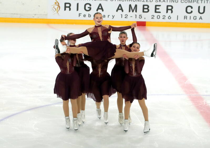 Cool Dreams Junior; Switzerland;  ISU Junior; Free Skating. Photo by Mārtiņš Aiše; Riga Amber Cup 2026