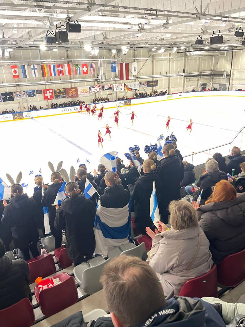 Fans during Riga Amber Cup 2026.