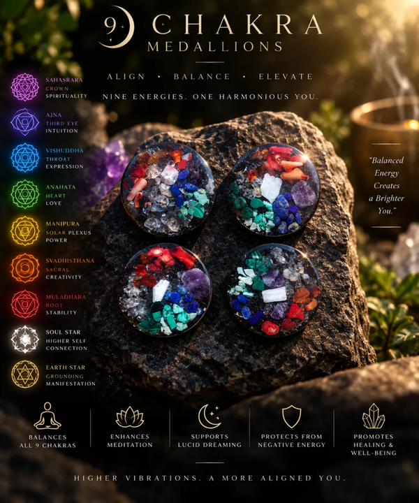 CHAKRA TEK - Medallions (3 Available)