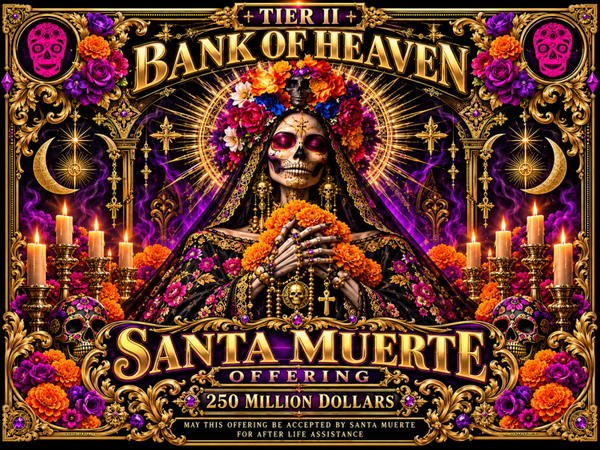 Santa Muerté Offering Note (100 NOTES PER PACK)