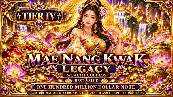 Wealth Goddess - Mae Nang Kwak: 144 Notes (per pack)