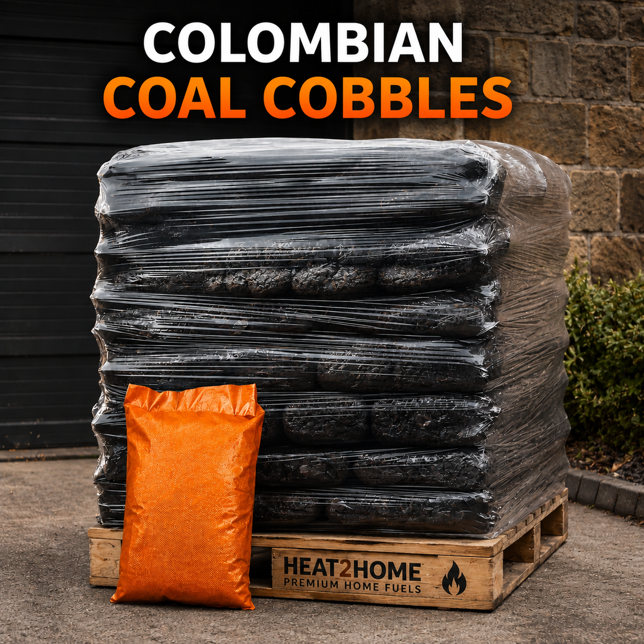 Colombian Cobbles - Large Traditional House Coal
