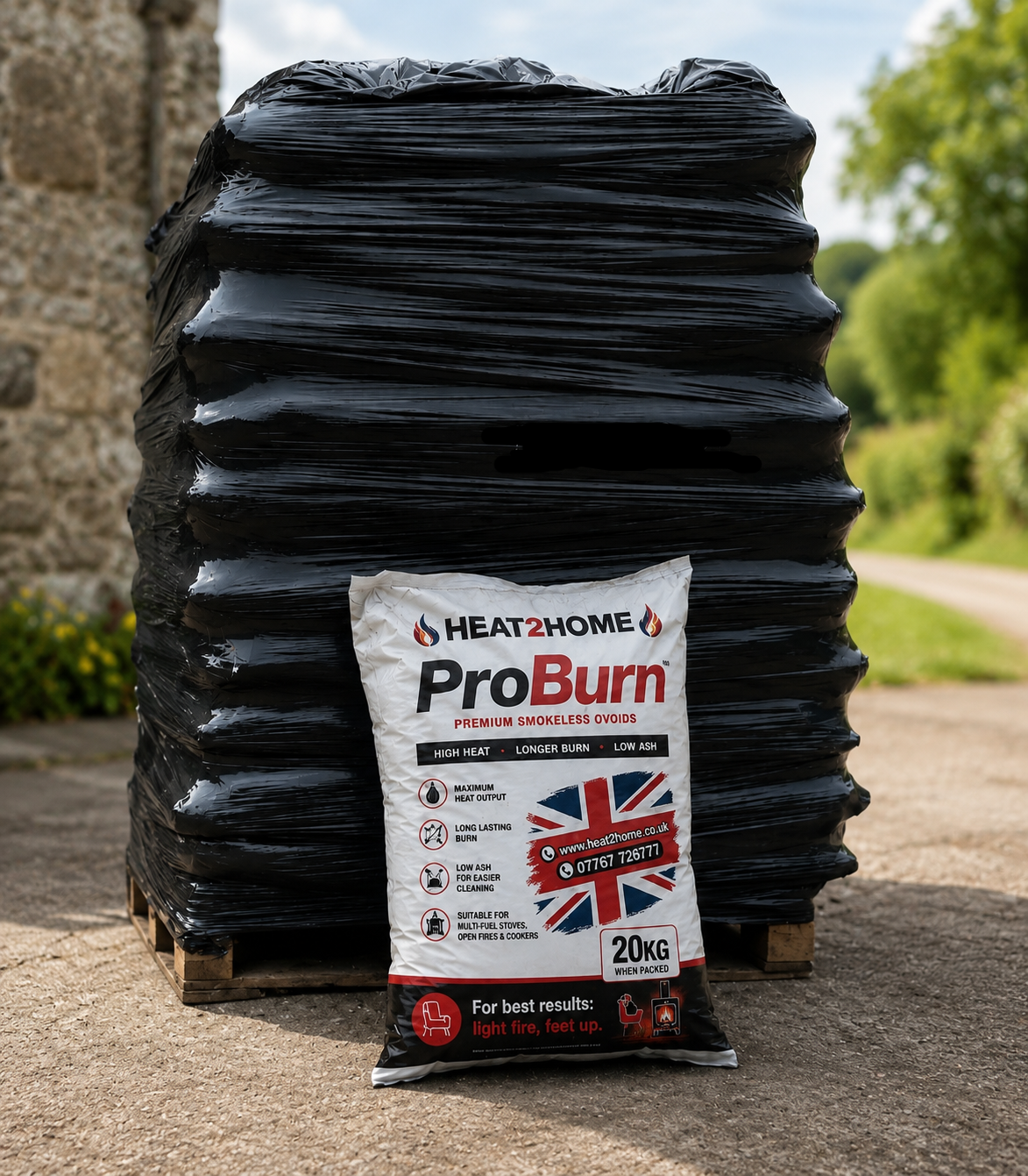 Heat2Home ProBurn™ Premium Smokeless Ovoids