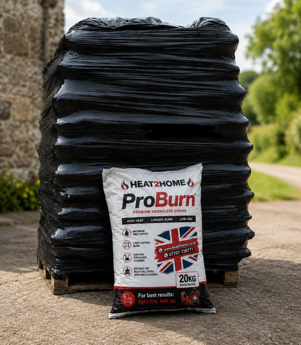 Heat2Home ProBurn™ Premium Smokeless Ovoids