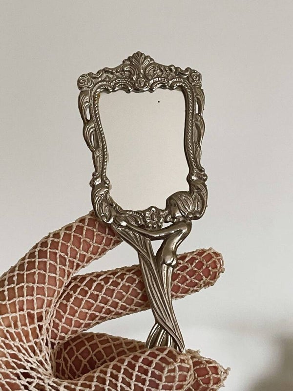 Miroir à main – Inspiration Art Nouveau