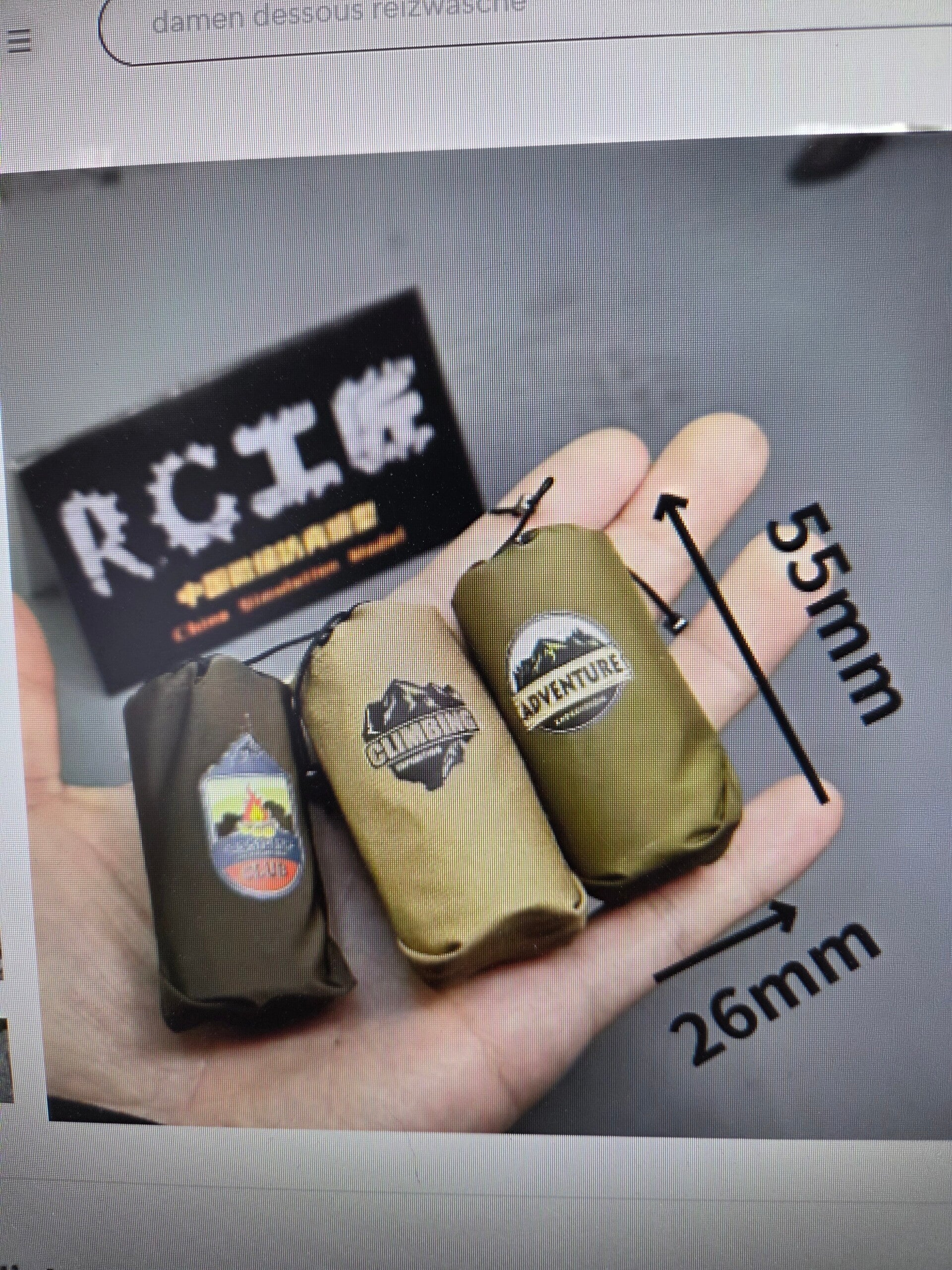 RC Modell Simulation Runde Tasche ( CLIMBING )