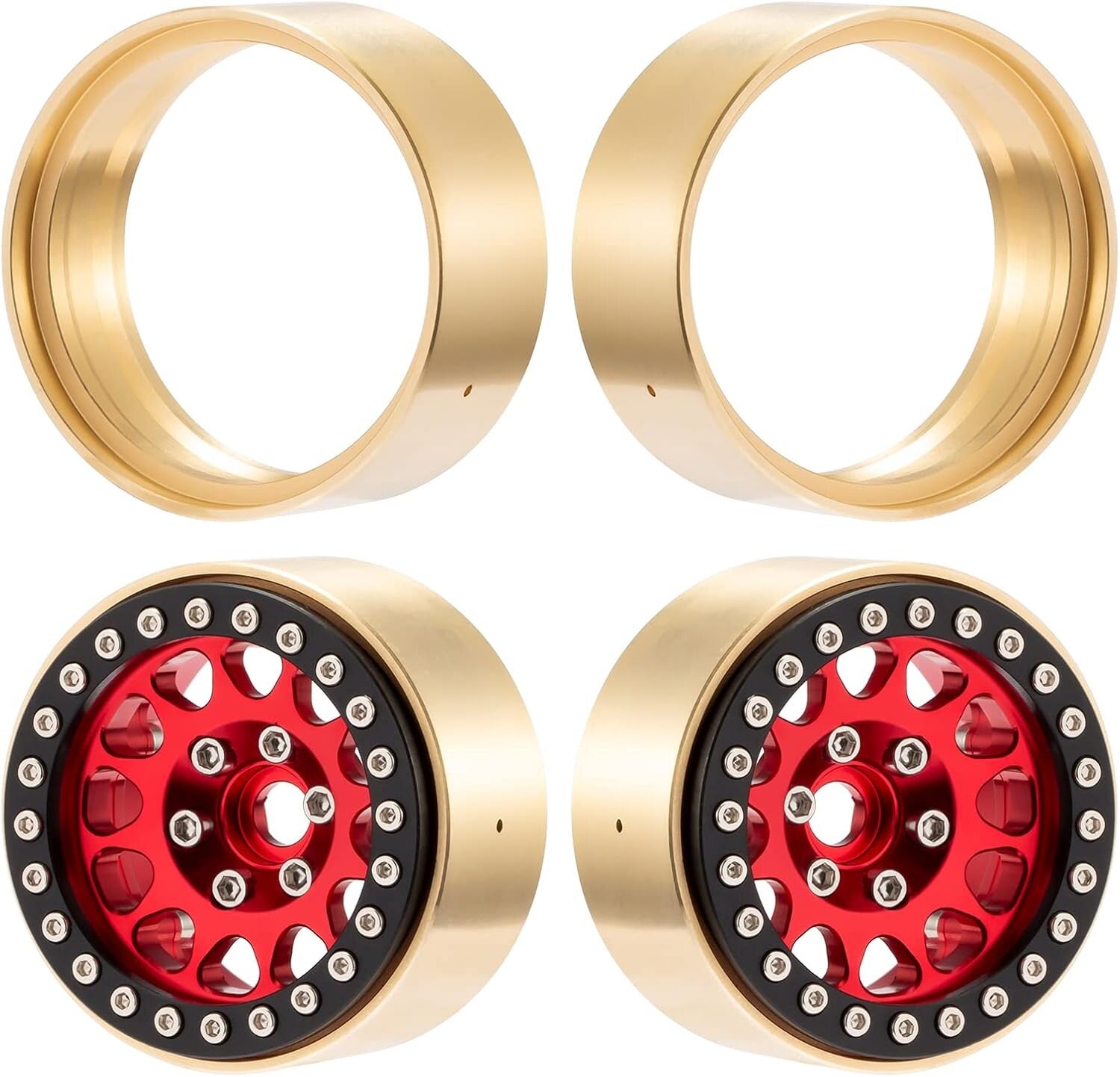 BDX RC 1.9 Beadlock Messing 95g