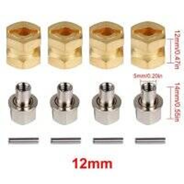 INJORA 4PCS 12mm